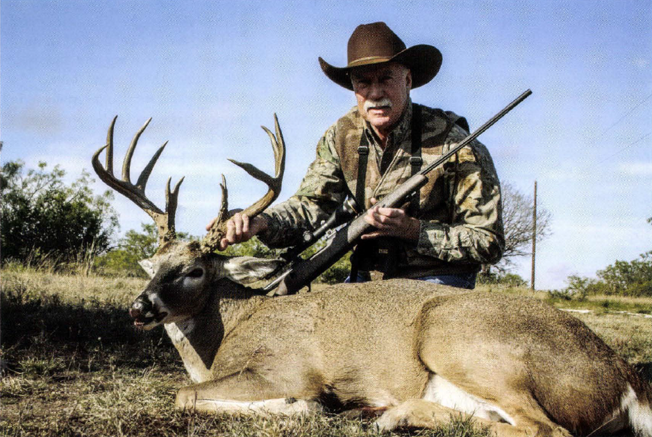 Jameson Parker with Texas buck